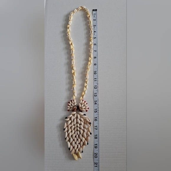 Set of 3 cowrie shells necklace  Made with cowrie sea shells boho - Picture 10 of 11